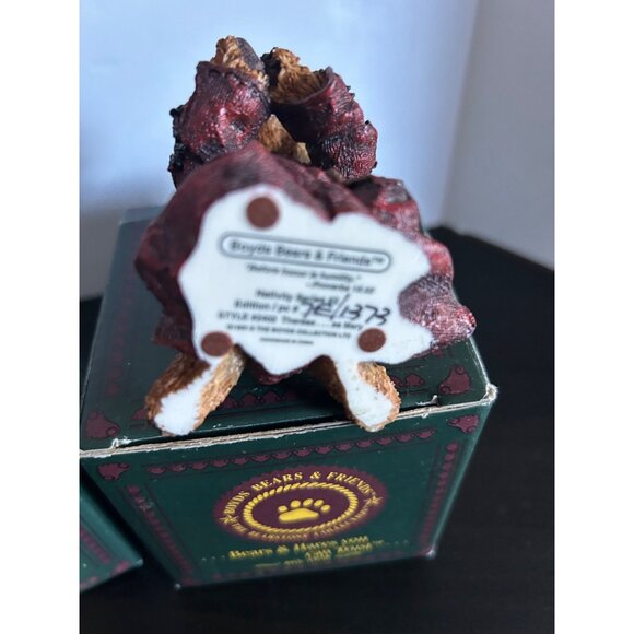 Boyds Bears & Friends Figurines Set X 2: Abigail & Head Bean Houncil Collectible - Picture 3 of 16